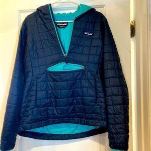 Like New Patagonia Nano Puff Quarter Zip Pullover Jacket